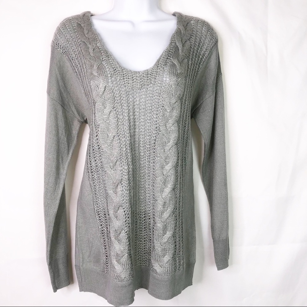 The Limited Double V-Neck Button Back Sweater - image 1